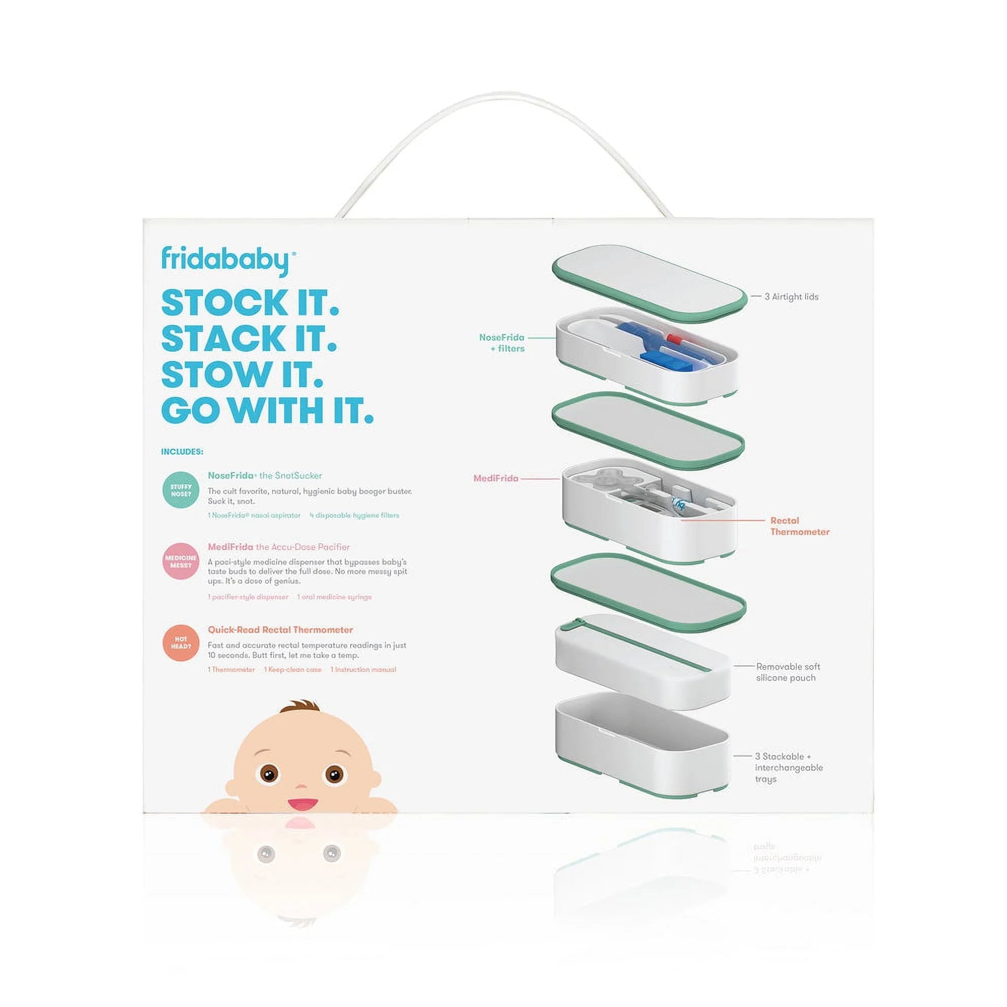 Mobile Medicine Kit for Infants, Sick Baby Essentials for Congestion and More