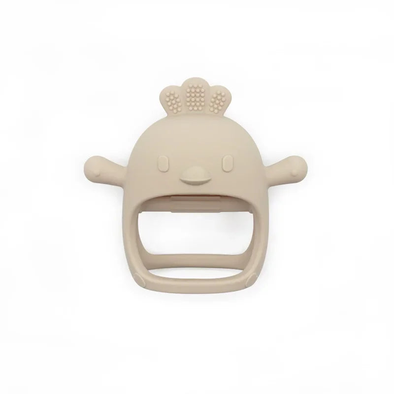1PC Silicone Baby Teether Cartoon Deer Shape Teethering Toys Cute Baby Toys Soft Baby Care Utensils Anti-Eating Baby Items