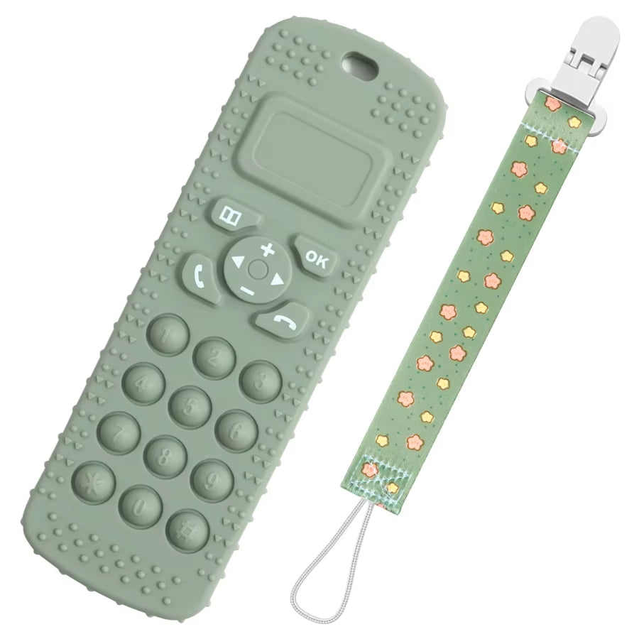 Mother Kids Food Grade Silicone Teething Toys Teether Baby Toy Kid Gum Care Pacifier Clip ​Nipple Clip Baby Items Free Shipping