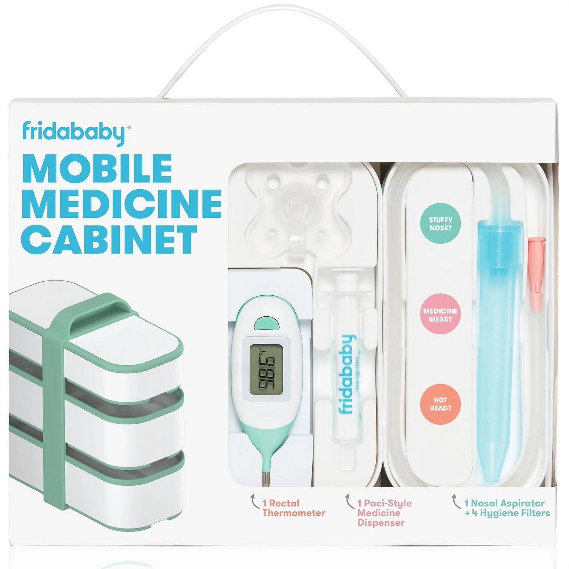 Mobile Medicine Kit for Infants, Sick Baby Essentials for Congestion and More