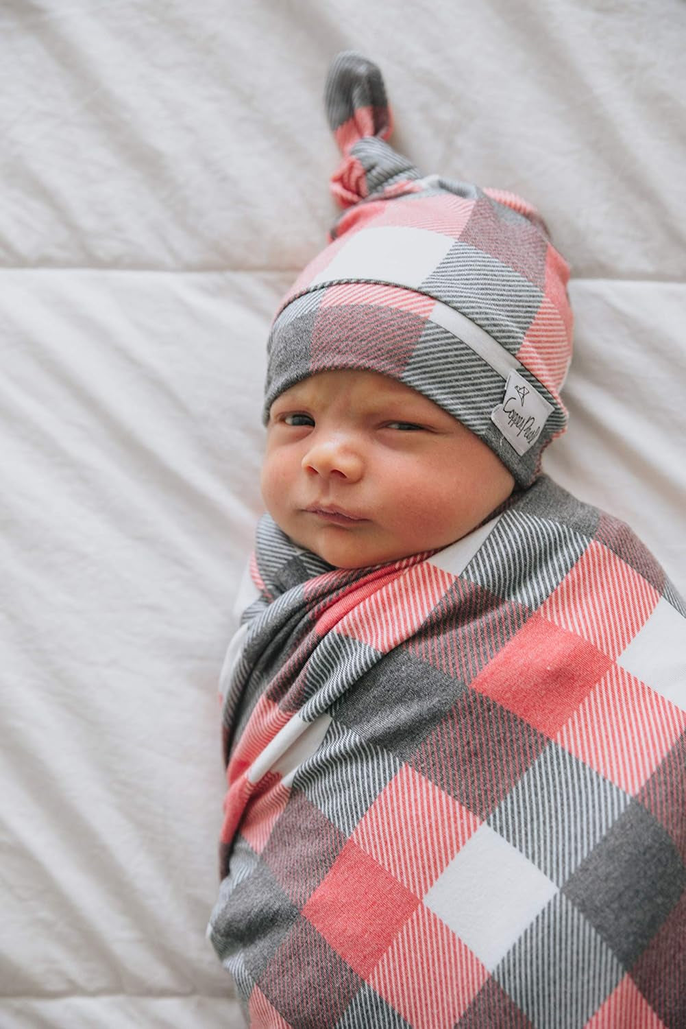 Baby Beanie Hat Top Knot Stretchy Soft Jack