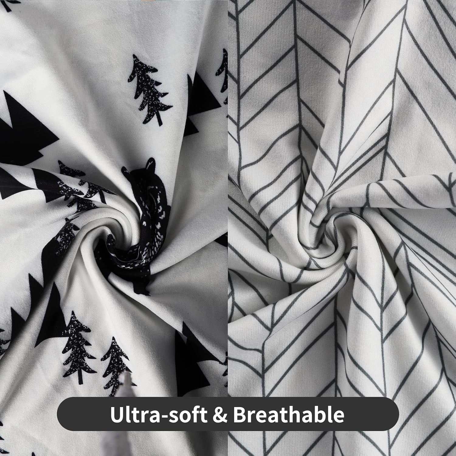 Nursing Pillow Cover 2 Pack Nursing Pillow Slipcovers for Breastfeeding Moms, Ultra-Soft Fit Standard Infant Nursing Pillows & Positioners for Baby Boy Girl