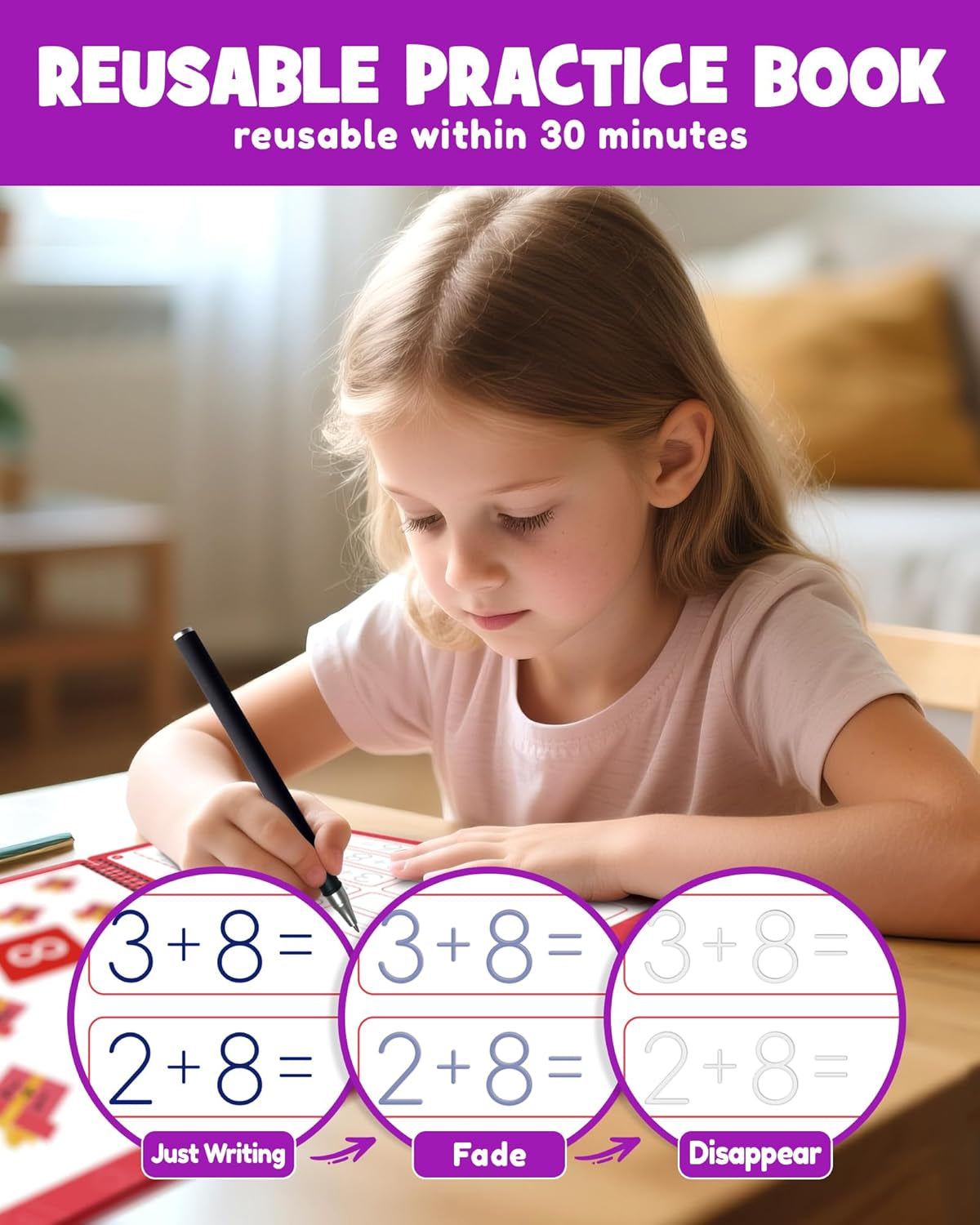 Magic Grooved Writing Practice Books for Kids, Large Grooved Handwriting Copyboo