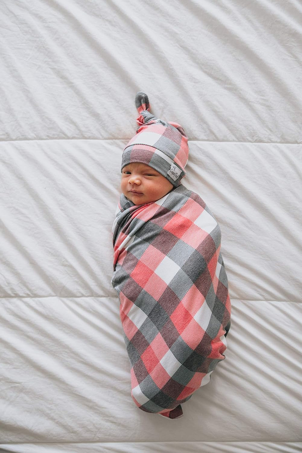 Baby Beanie Hat Top Knot Stretchy Soft Jack