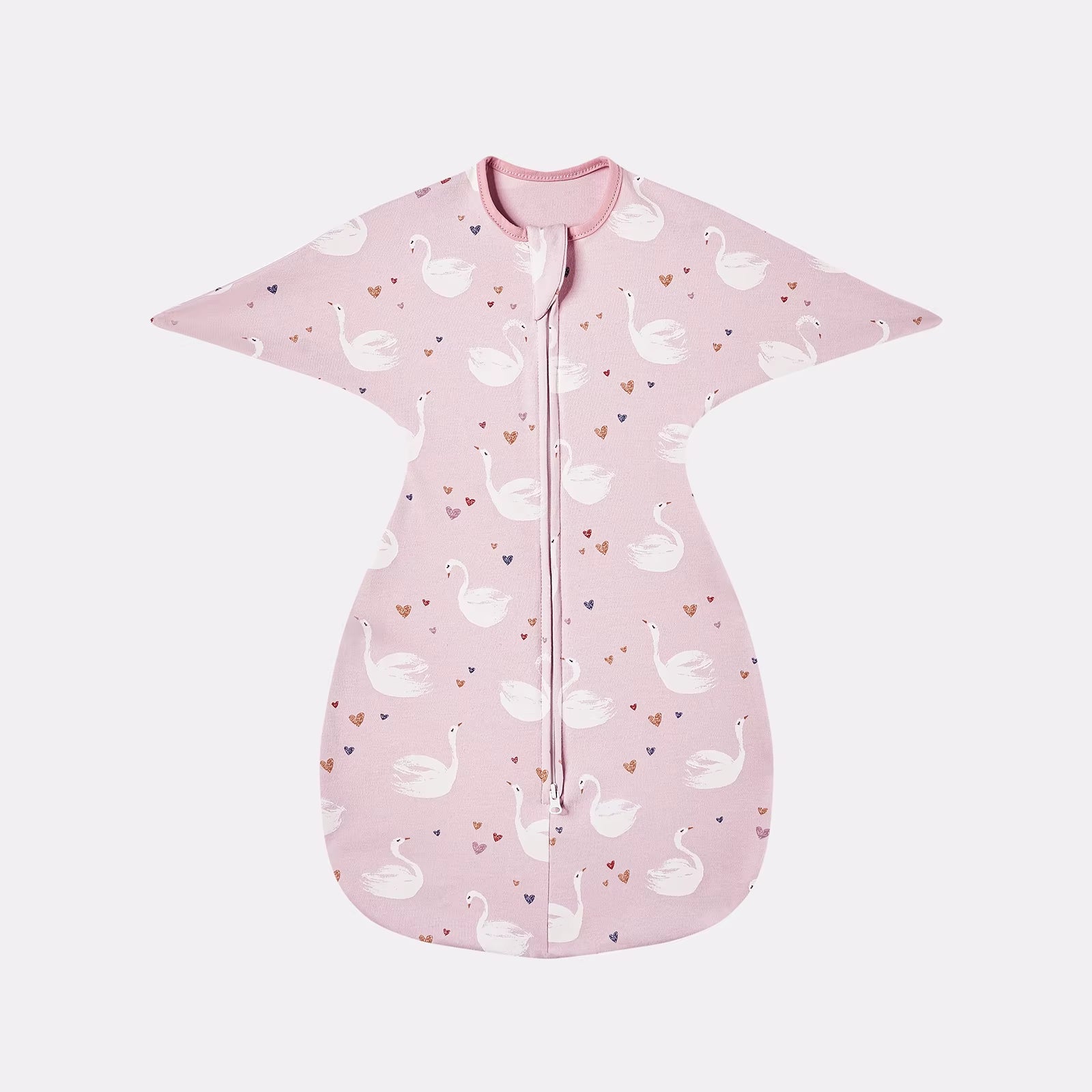 Newborn Raised Hand Anti-Shock Cotton Cartoon Swaddle Blanket New Born Baby Items Baby Swaddles