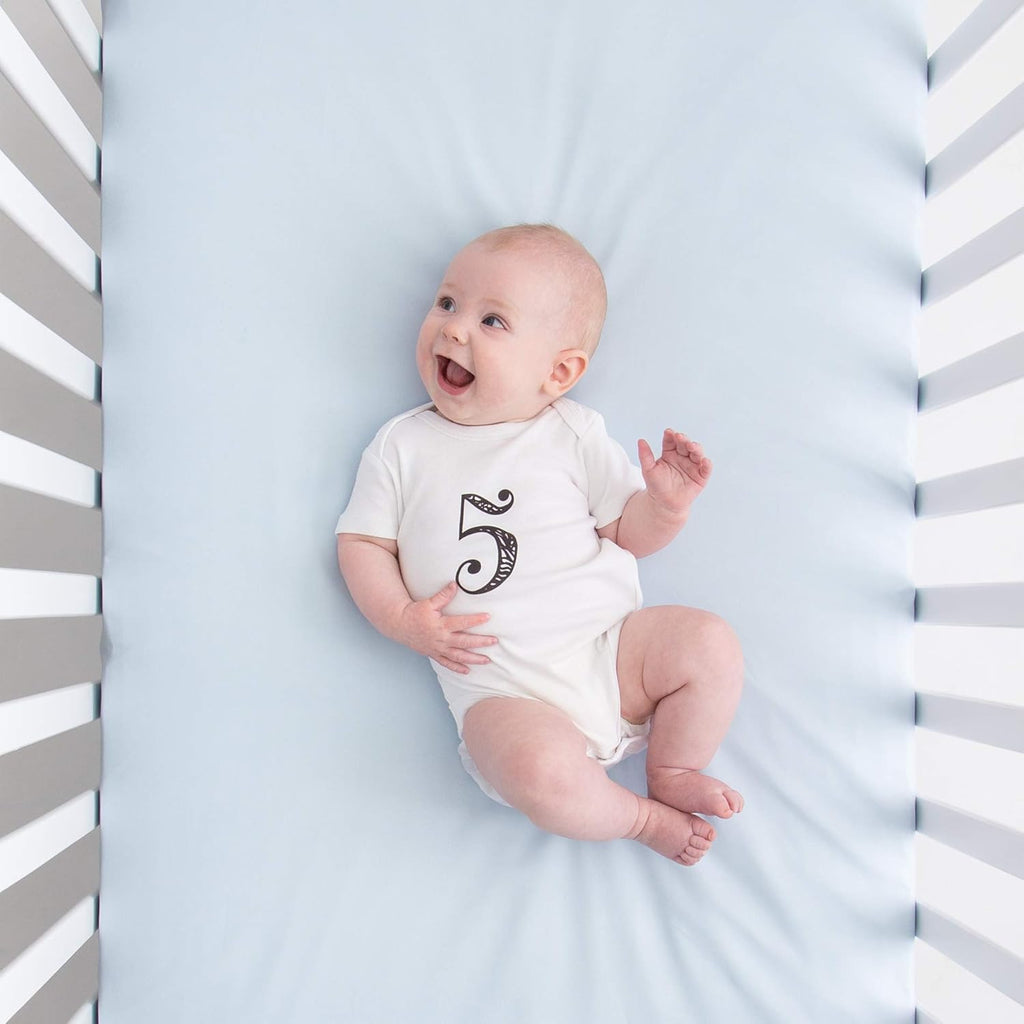 - Seize the Moment Baby Milestone Onesies, 1 through 12 Bodysuit Set with Numbers, Newborn Essentials