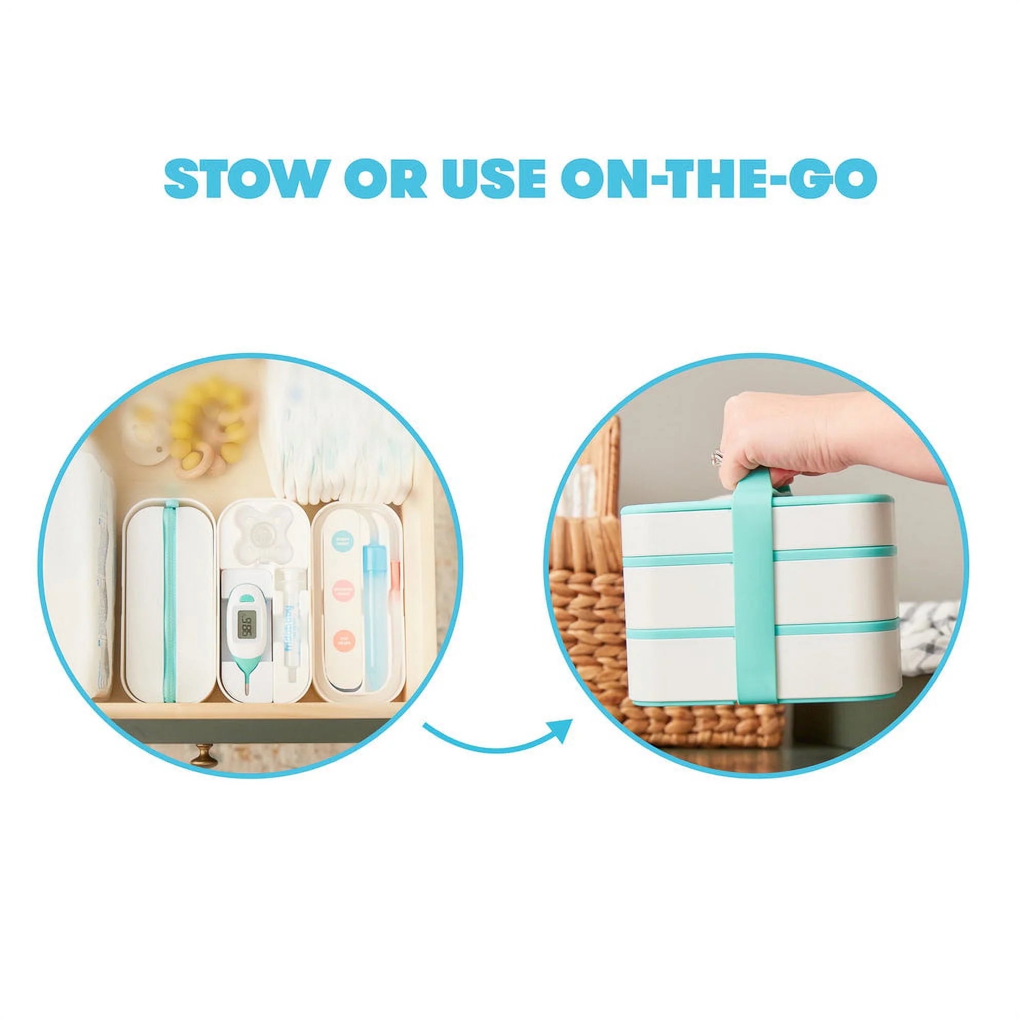 Mobile Medicine Kit for Infants, Sick Baby Essentials for Congestion and More