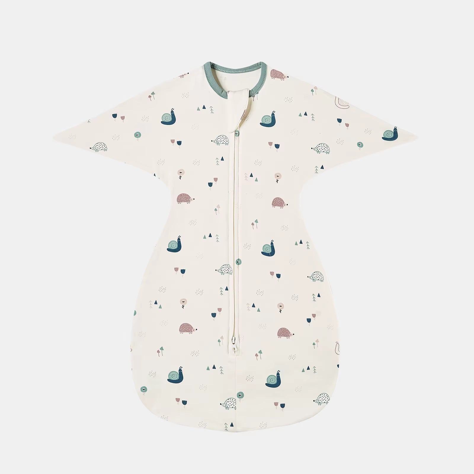 Newborn Raised Hand Anti-Shock Cotton Cartoon Swaddle Blanket New Born Baby Items Baby Swaddles