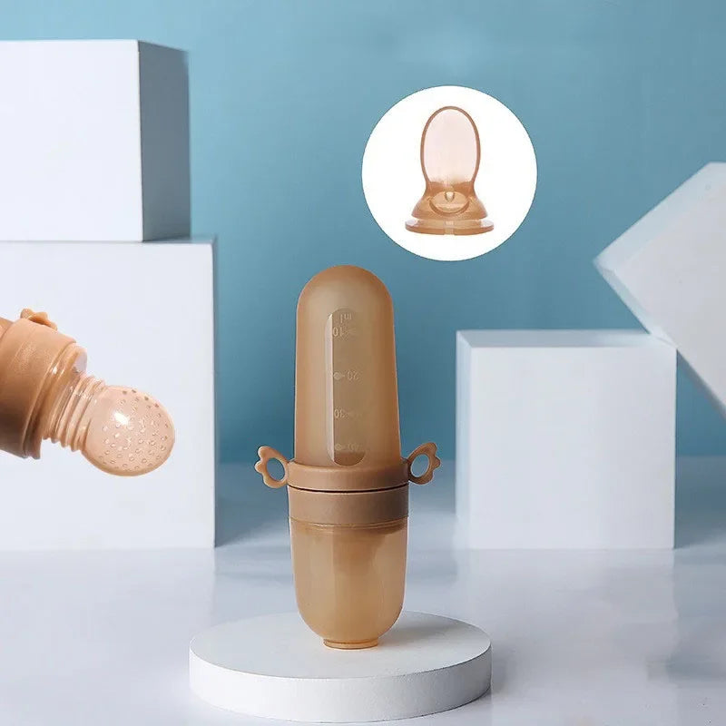 Baby Spoon Bottle Feeder Dropper Silicone Spoons for Feeding Medicine Kids Toddler Cutlery Utensils Baby Items