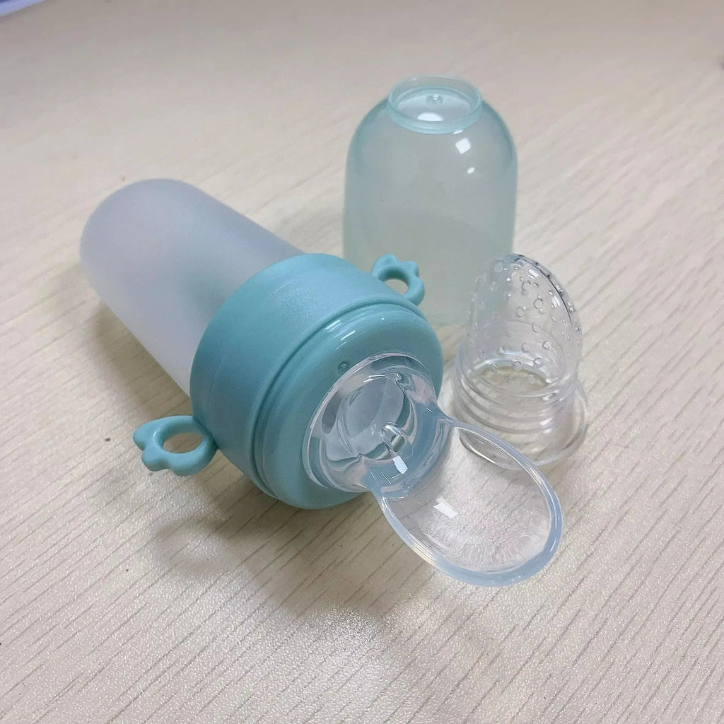 Baby Spoon Bottle Feeder Dropper Silicone Spoons for Feeding Medicine Kids Toddler Cutlery Utensils Baby Items