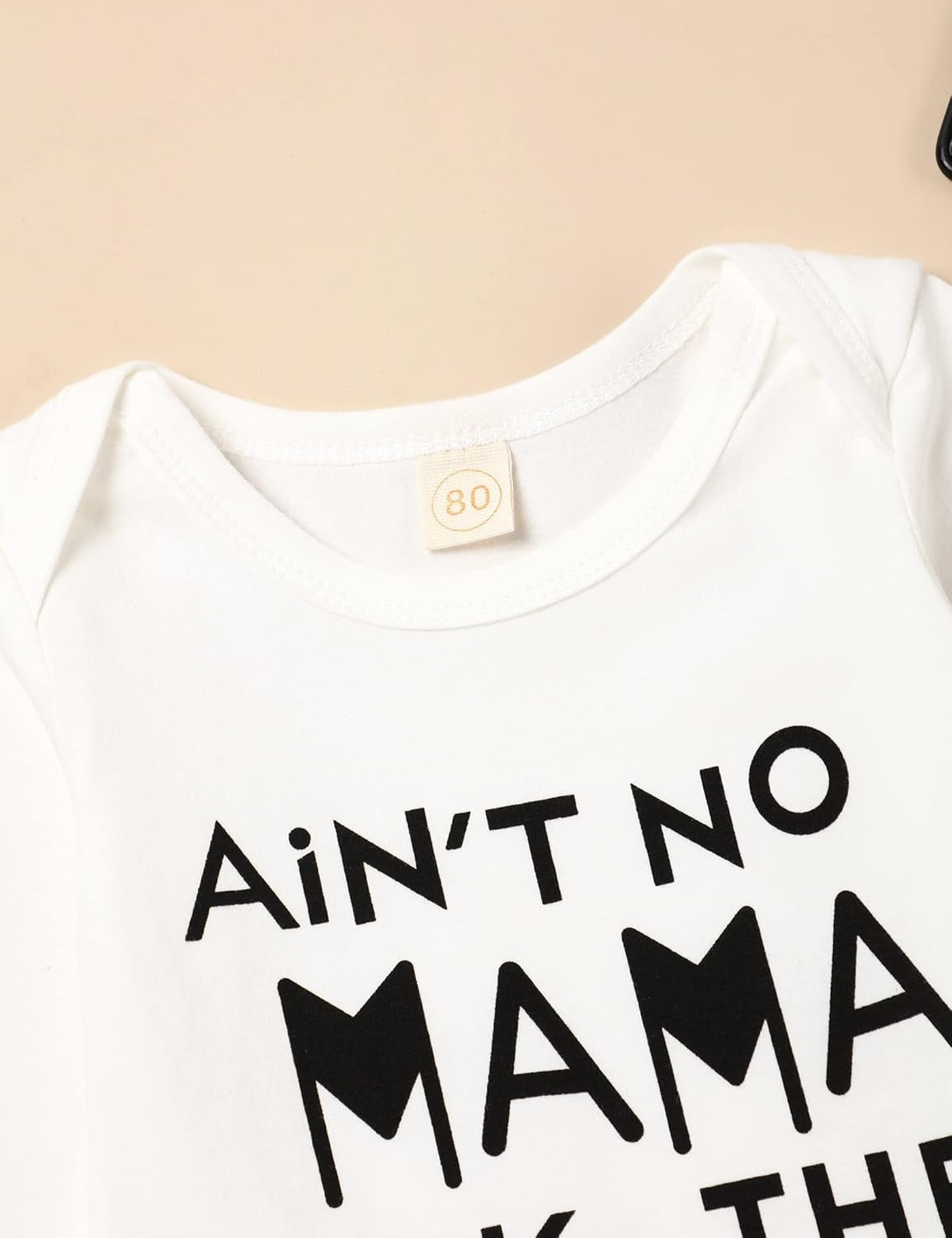 Newborn Infant Baby Boy Clothes Letter Print Romper Pants Set Hat 3PC Outfits Set