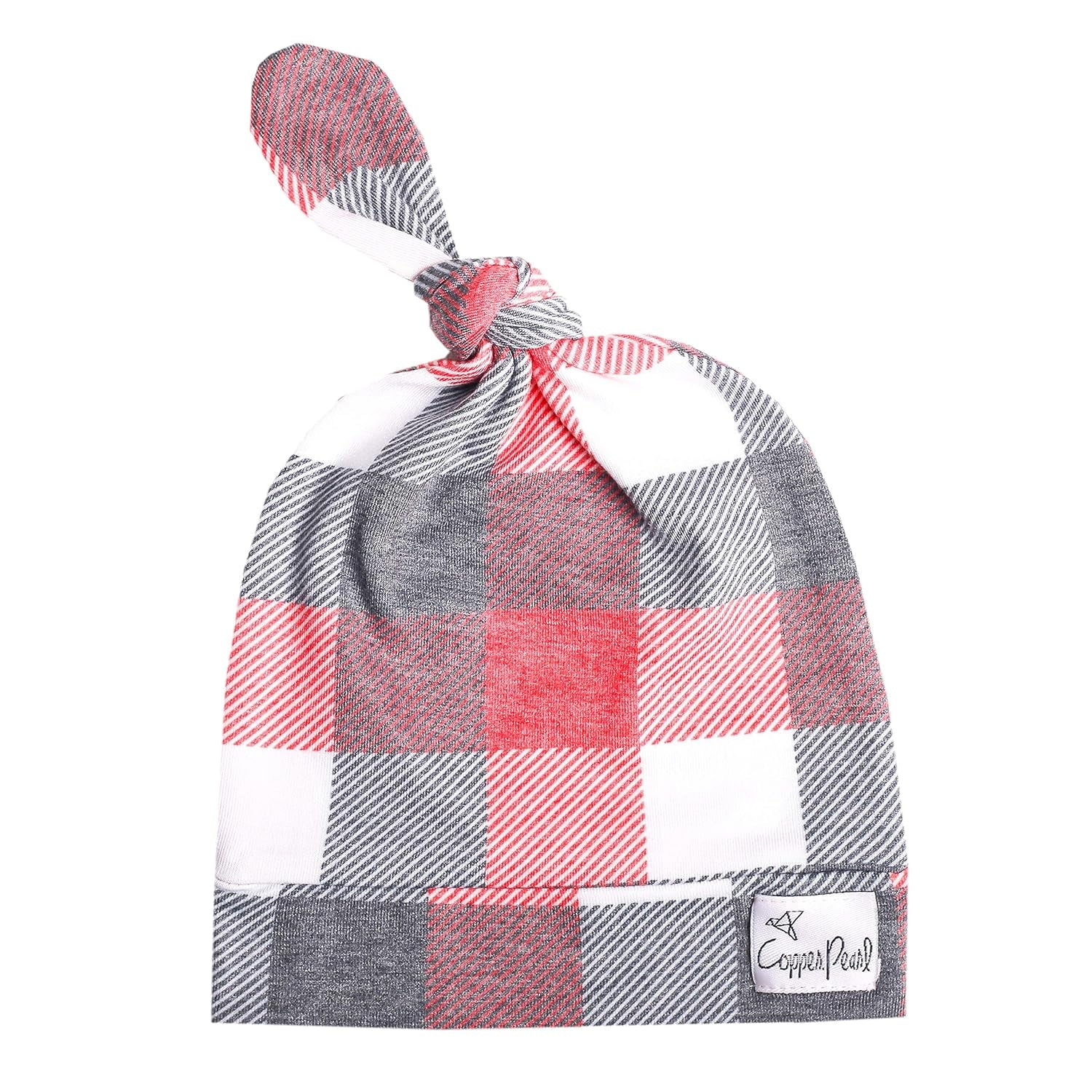 Baby Beanie Hat Top Knot Stretchy Soft Jack