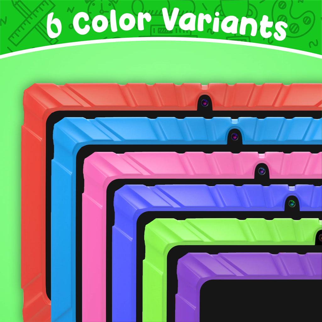 7" Kids Tablet, 2025 Model, Ages 3-7,  Academy, Kid-Proof Case, 32GB Android Tablet – Green