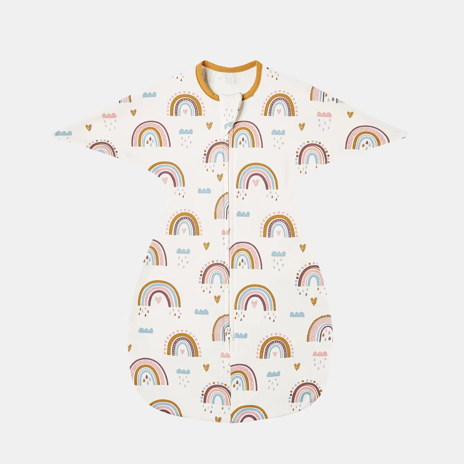 Newborn Raised Hand Anti-Shock Cotton Cartoon Swaddle Blanket New Born Baby Items Baby Swaddles